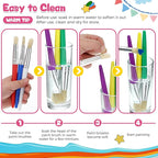 Sherr 64 Pcs Paint Brushes Sets - Image 4