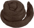 MECCANIXITY Wool Roving Yarn Soft Felting Wool 120g/4.23oz Pure Chunky Roving by MECCANIXITY
