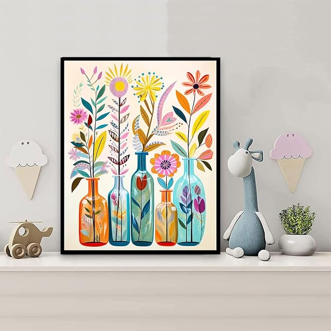 EIBEILI Diamond Art Kits for Adults, Flower 5D Diamond Painting Kits for - Image 2