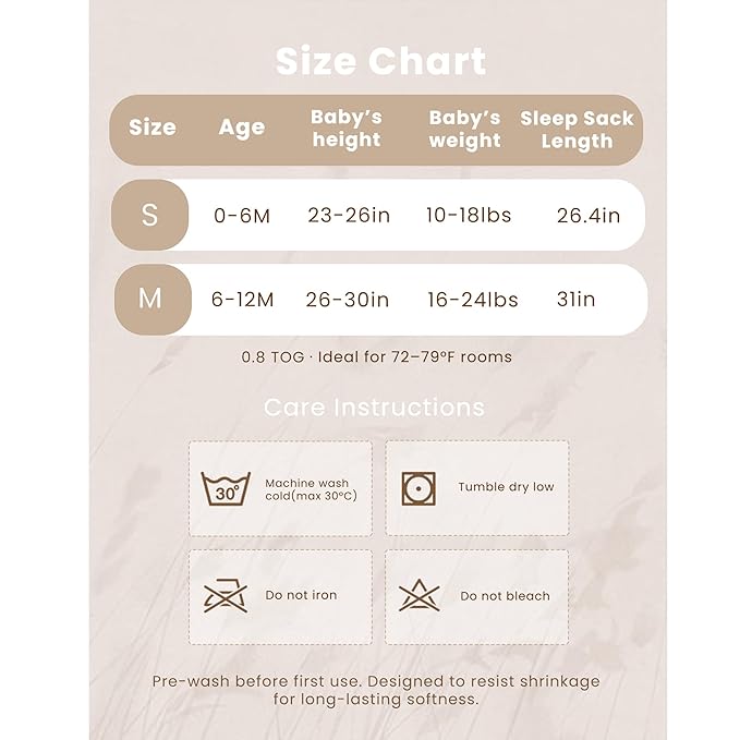 Konssy Muslin Baby Sleep Sack 6-12 Months 0.8 TOG, 2 Pack 100% Cotton Wearable Blanket for Babies, 2-Way Zipper Breathable Sleeping Sack Infant Toddler Essentials for Girls and Boys (Woodland,Sage)