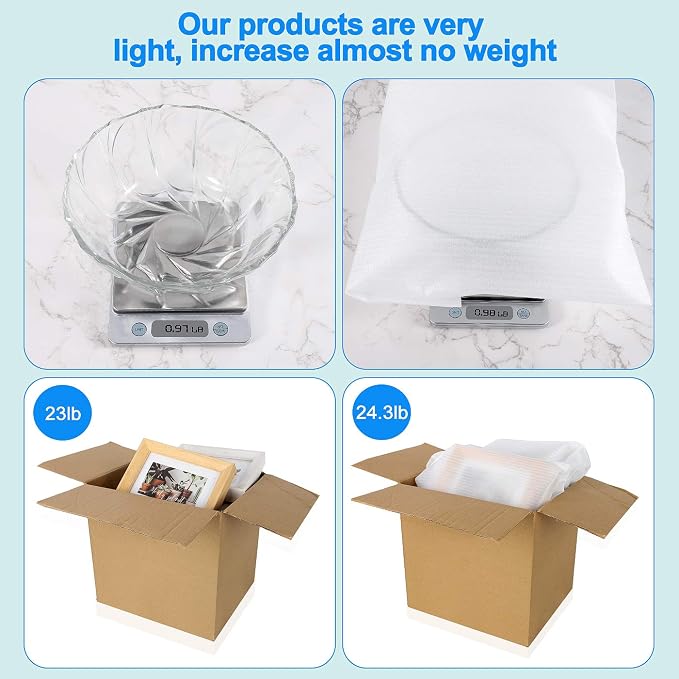 150Pcs Moving Supplies, Foam Pouches to 3 Size | Packing Supplies - Image 3