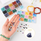 Crystal Chips Beads for Jewelry Making, 15 Colors Natural Gemstone Beads Making - Image 5