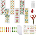 FREEBLOSS 6 PCS Cross Stitch Bookmark Kits by FreeandCreativeCraftsArt