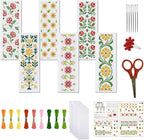 FREEBLOSS 6 PCS Cross Stitch Bookmark Kits by FreeandCreativeCraftsArt