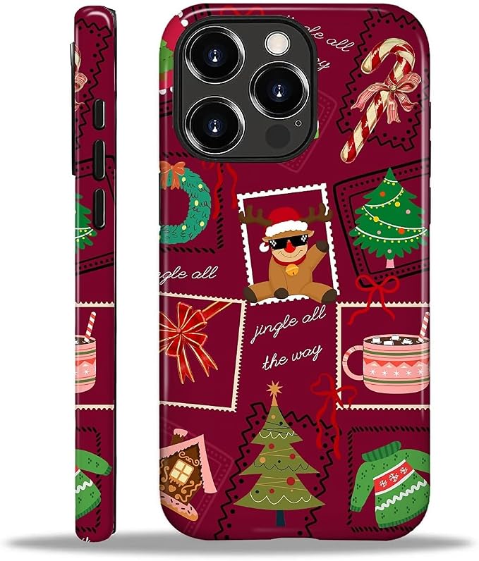 Case for iPhone 16 Pro Max, Scratch Resistant Hybrid Double Layer Hard by Toulas