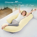 Sasttie Pregnancy Pillows for Sleeping, U Shaped Cooling Full Body Pregnancy - Image 7