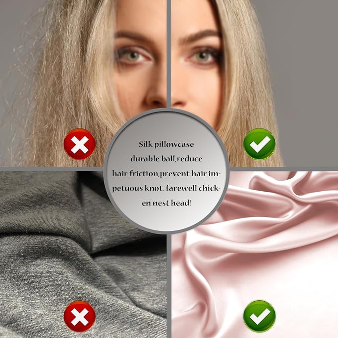 Silk Pillow Cases 2 Pack Soft Breathable and Sliky King Size Pillow Cases Set - Image 5