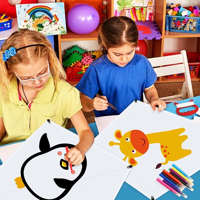 Libima 100 DIY Blank Kites for Kids Bulk Large Kite Making Kit Easy to Fly Set - Image 5