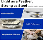 Banding Wheel, Double-Sided Pottery Turnable Wheel Aluminium Alloy Heavy Duty - Image 5