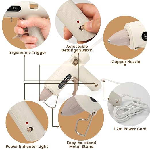 ADHES 0.27" x 4" Hot Melt Glue Gun Sticks 40W - Image 3