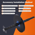 PVC Pipe Internal Cutter Set – 360° Rotating Cutter, adjustable depth gauge - Image 7