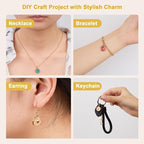 UMAOKANG 8pcs Assorted Colorful Enamel Charm - Image 7