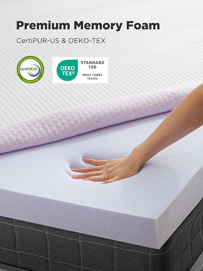 PERLECARE 3 Inch Mattress Topper Full XL - Image 7