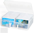 Lifewit 4x6 Photo Storage Box, Plastic Craft Storage Box by Lifewit