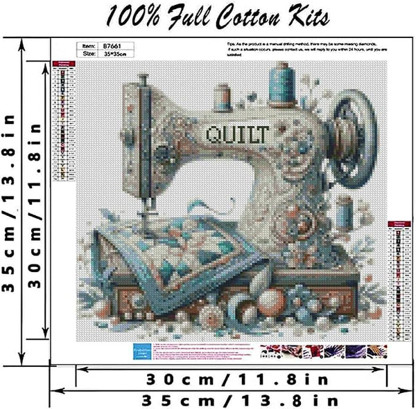 Sewing Machine Stamped Cross Stitch Kits - Image 2