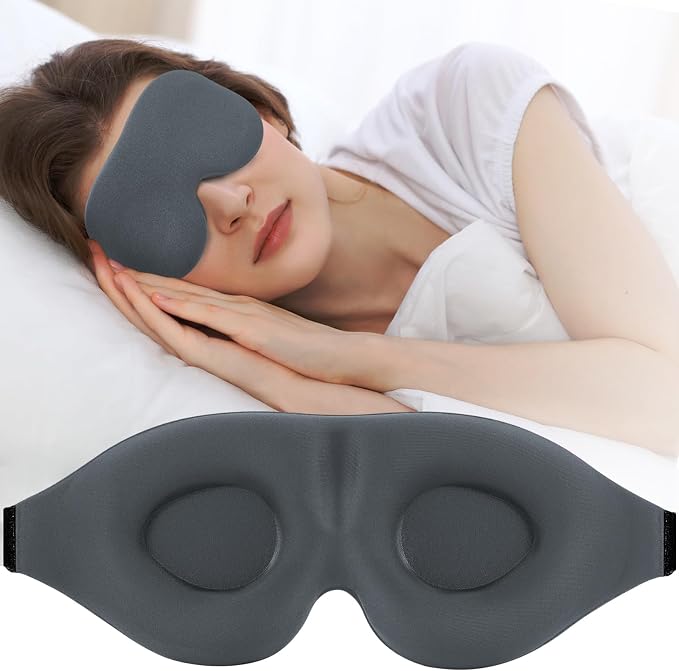 ZGGCD Sleep Mask for Side Sleeper, Light Blocking Sleeping Eye Mask for Women by ZGGCD