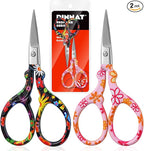 2PCS Sewing Embroidery Scissors, 3.6 Inches Sharp Stainless Steel Crochet by DINNAT
