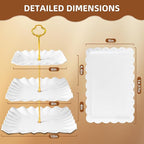 10 Pack Dessert Table Display Set - Image 2