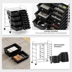 BECOMFORT 15-Drawer Rolling Cart - Image 6