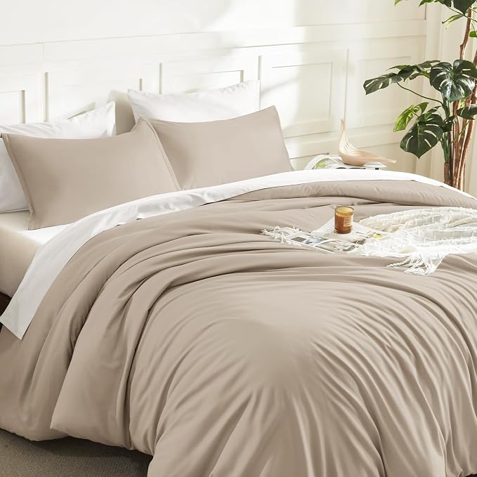 Litanika Twin XL Comforter Set Khaki, 2 Pieces Extra Long Dorm Bedding Sets - Image 5