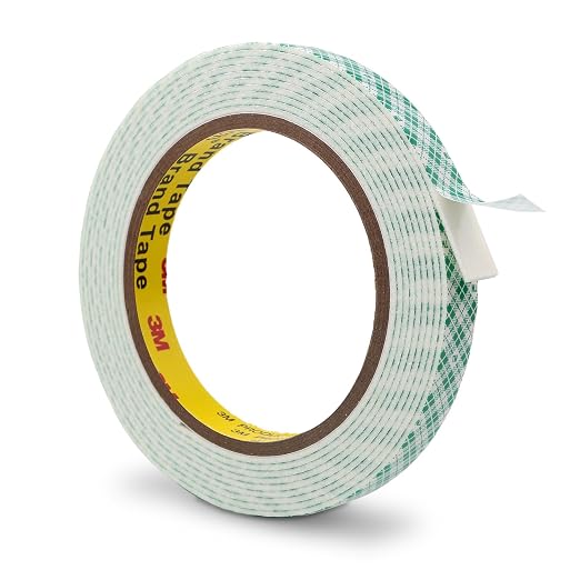 3M Double Sided Foam Tape 0.5" x 10Ft, 1 Pack by 3MFullRangeProducts