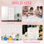 Graffiti Wall Bulletin Board Paper Roll Pastel Brick Gradient Stone Bulletin - Image 7