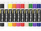 TECKWRAP 001 Glossy Permanent Vinyl - 12in x 3ft Rolls 10 Colors Adhesive Vinyl by TECKWRAP