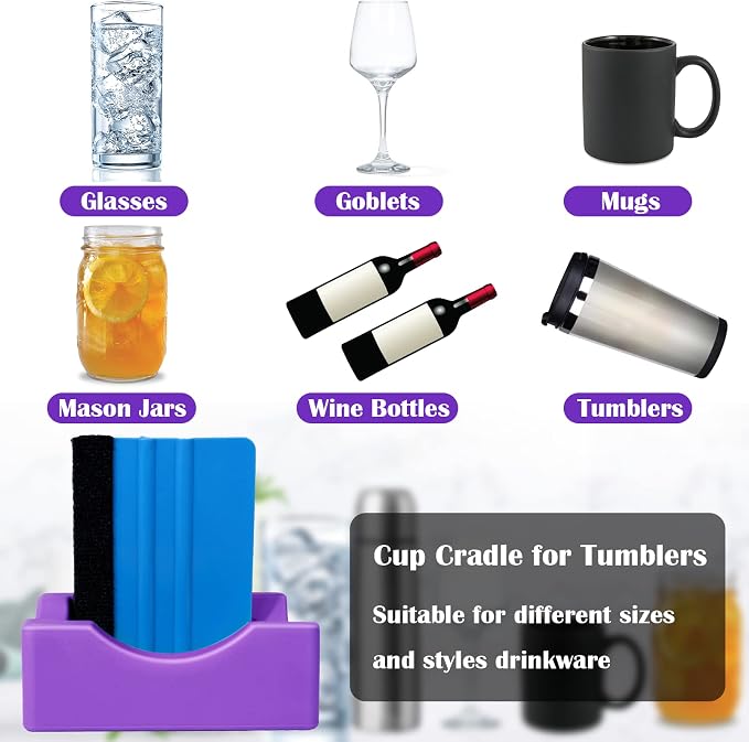 Mity rain Cup Cradle for Tumblers, Sturdy Tumbler Cradle - Image 4