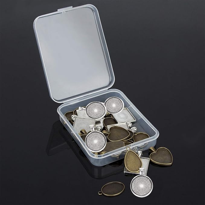 HOMEIDOL Resin Jewelry Molds Pendant Trays Making Kit - Image 8