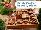 BSIRI 16 in 1 Wooden Brain Teaser Puzzles - Image 7