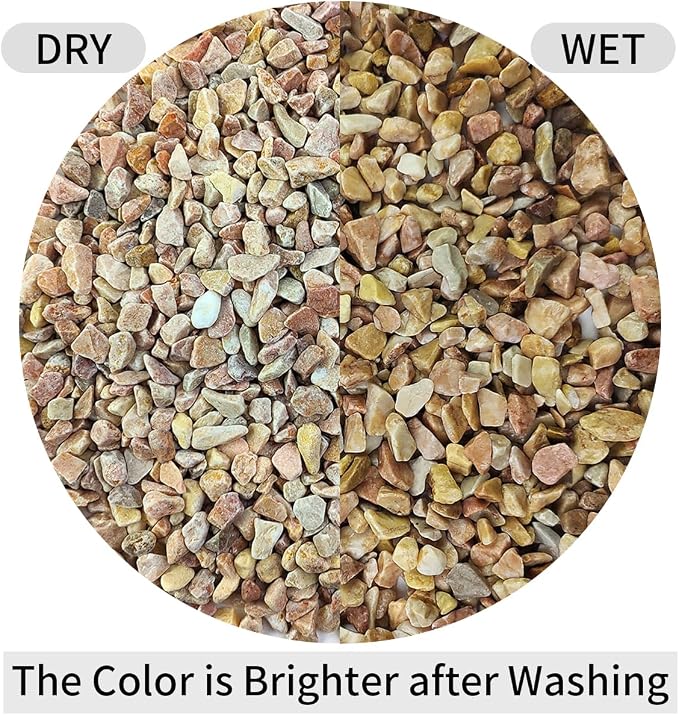 FANTIAN 5lbs Natural Pea Gravel Pebbles, 3/8 Inch Decorative Succulent Rocks - Image 6