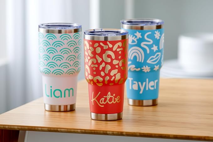 Cricut Smart Permanent Vinyl, Matte Metallic | 3-Pack of 3ft Rolls - Image 3