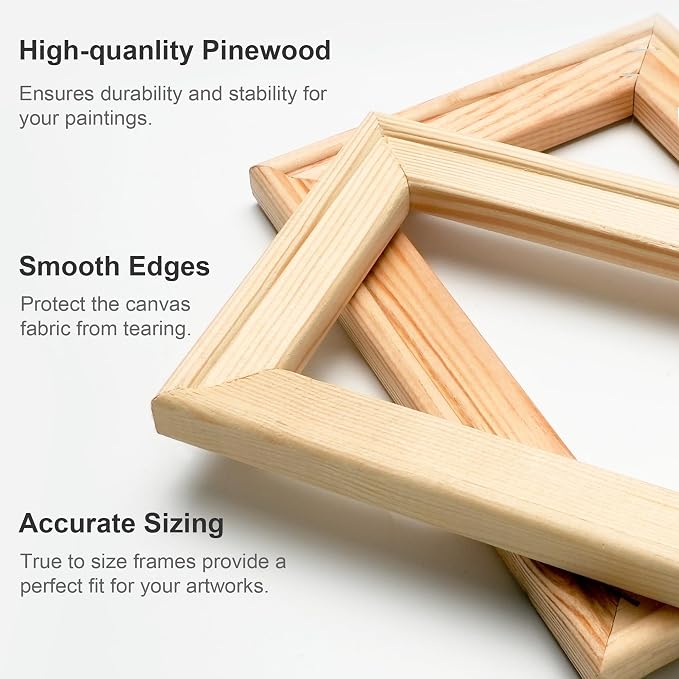 PHOENIX Stretched Canvas for Painting 5x7 Inch/7 Value Pack, 8 Oz Triple Primed - Image 8