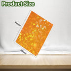 100 Count Orange Card Sleeves for Trading Cards, Perfect Fit Shiny MTG Card - Image 2