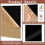 1/8 Thick 10 x 10 inch Acrylic Sheets - Image 4