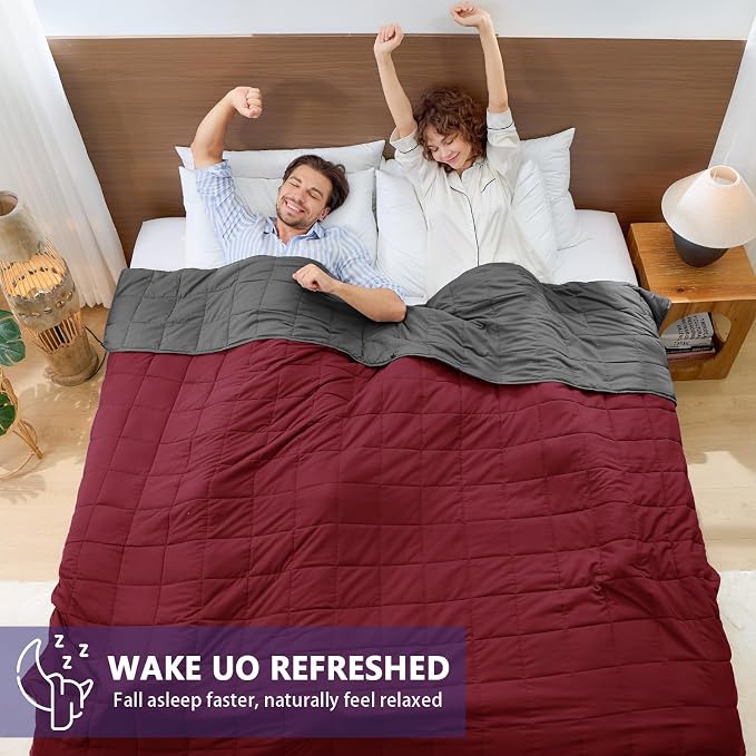 King Size Weighted Blanket for Adults Cooling Heavy Blanket for Sleeping - Image 5