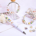 European Large Hole Spacer Charm Beads - Image 2