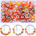 European Large Hole Spacer Charm Beads - Image 2