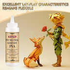 250g Book Glue, Neutral PH PVA Adhesive, All-Purpose, Dries Clear and Remains - Image 3