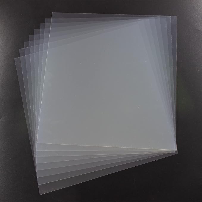 7 Mil Blank Mylar Stencil Sheet, 12 x 12 Inch Clear Plastic Sheets, Acetate - Image 9