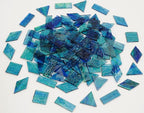 200g Transparent Mosaic Glass Tiles, Large Stained Glass Pieces - Image 6