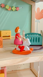 Giant bean 26 Pcs Large Wooden Dollhouse Furniture 5 Set - Image 9