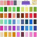 Ixiaoyoo 51 Colors Polymer Clay, Oven Bake DIY Modeling Clay - Image 2