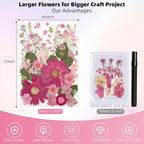 12“ Large Bulk Dried Pressed Flowers - Image 2