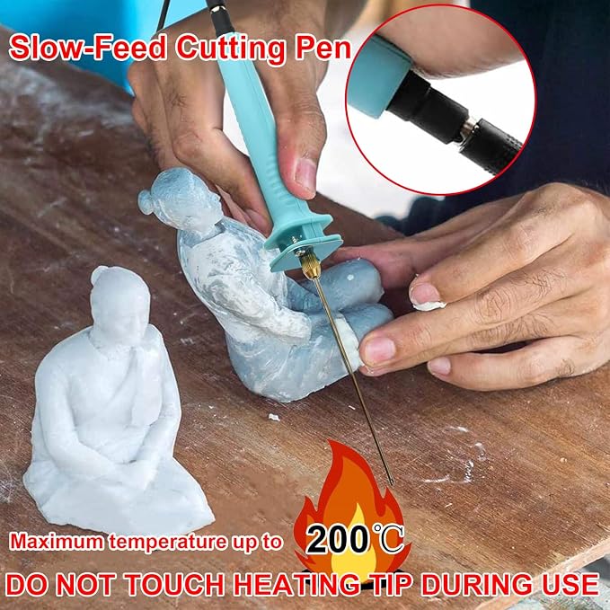 Foam Cutter Electric Hot Wire Cutter Pen 10CM Foam Board Cutting - Image 6