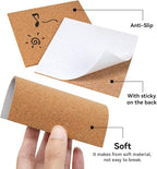 20 Pack Self Adhesive Cork Sheets 4x4 Inch Square, 0.08 in Thick Sticky Back - Image 3