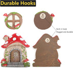 Miniature Fairy Garden Accessories Christmas Decorations Mushroom Fairy Door - Image 7