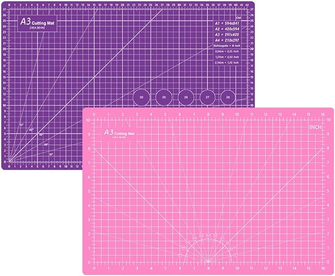 Headley Tools 18"x12" Thickened Self Healing Cutting Mat, A3 Rotary Cutting by HeadleyTools