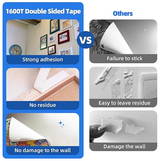 3M Double Sided Tape 2"×16.5Ft, Mounting Tape Heavy Duty No Residue, Removable - Image 4