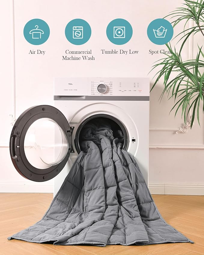 Topblan Weighted Blanket for Adults 20lbs, Breathable Cooling Weighted Blanket - Image 7